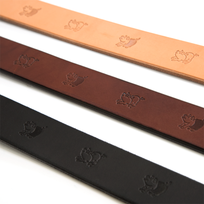 Studio D'Artisan B-82 Leather Belt (Black) - Okayama Denim Accessories - Selvedge