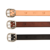 Studio D'Artisan B-82 Leather Belt (Brown) - Okayama Denim Accessories - Selvedge