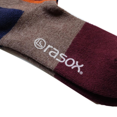 Rasox Jacquard Multi-Border Wool Crew Socks