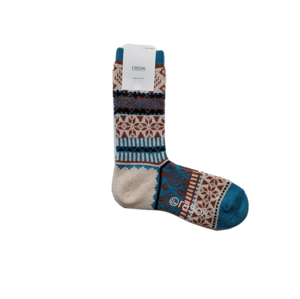 Rasox Snow Jacquard Crew Socks