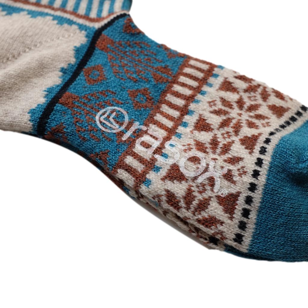 Rasox Snow Jacquard Crew Socks