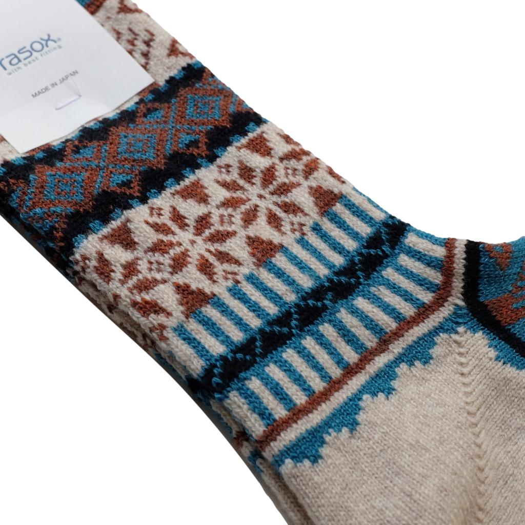 Rasox Snow Jacquard Crew Socks