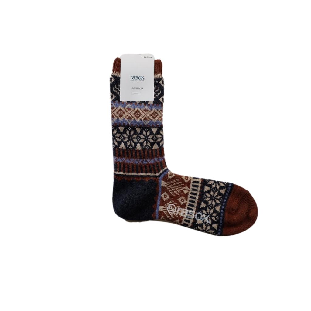 Rasox Snow Jacquard Crew Socks