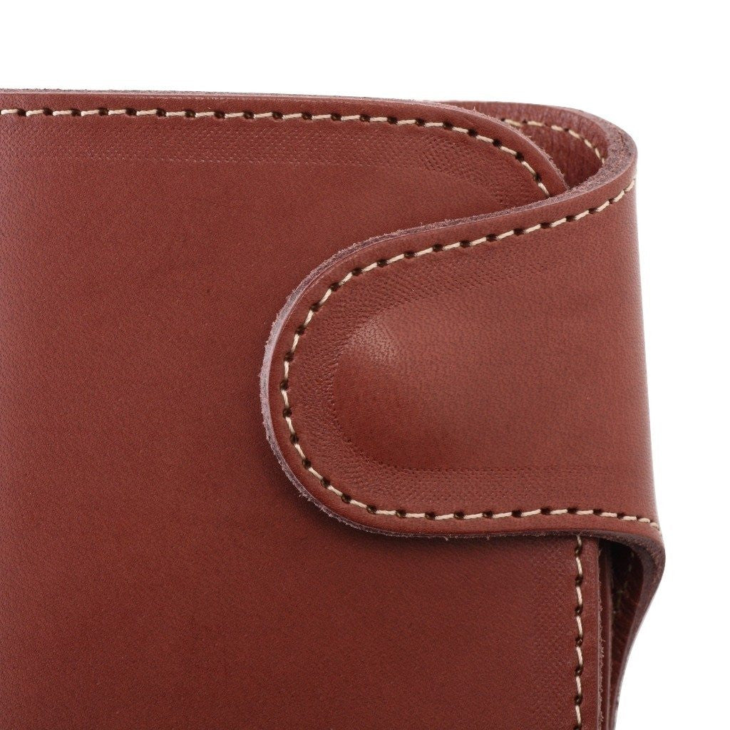 Redmoon Midline Short Wallet (Brown) - Okayama Denim