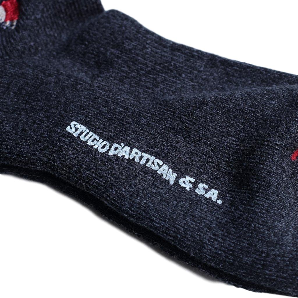 Studio D'Artisan Heather Ankle Socks (Black)