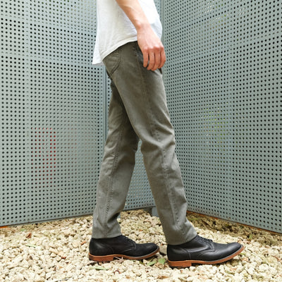 Studio D'Artisan Sumi Dyed "Easterner" Jeans (Relax Tapered)