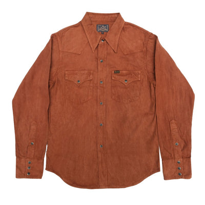 Studio D'Artisan "Amami Dorozome" Western Shirt (Brown)