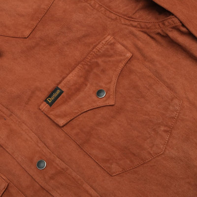 Studio D'Artisan "Amami Dorozome" Western Shirt (Brown)