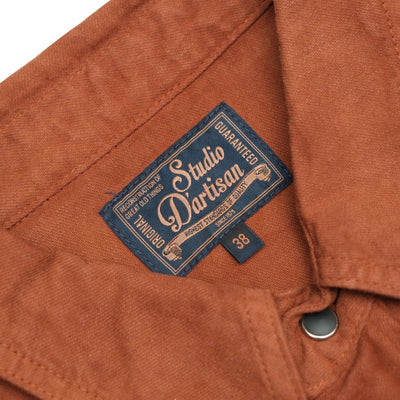 Studio D'Artisan "Amami Dorozome" Western Shirt (Brown)