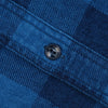 Studio D'Artisan Indigo Dyed S/S Check Shirt