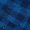 Studio D'Artisan Indigo Dyed S/S Check Shirt