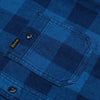 Studio D'Artisan Indigo Dyed S/S Check Shirt