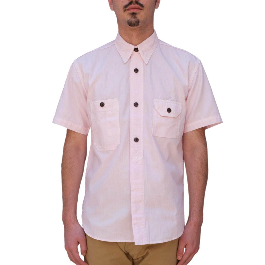 Studio D'Artisan Sakura Dyed S/S Chambray Shirt