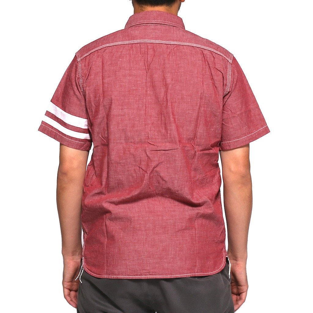 Momotaro SJ092 GTB 5oz. Chambray S/S Shirt - Okayama Denim