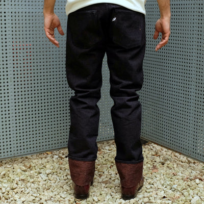 OD+PBJ 18oz. "Super Rough Kakishibu" Selvedge Jeans (Slim Straight)