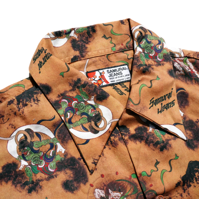 Samurai Jeans SSA23-FR "Saigoku Musou" Aloha Shirt