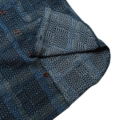 Studio D'Artisan "Noragi Sashiko" S/S Work Shirt