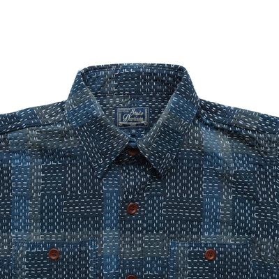 Studio D'Artisan "Noragi Sashiko" S/S Work Shirt