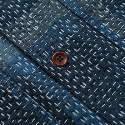 Studio D'Artisan "Noragi Sashiko" S/S Work Shirt