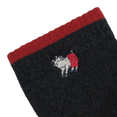 Studio D'Artisan Heather Middle Socks (Black)