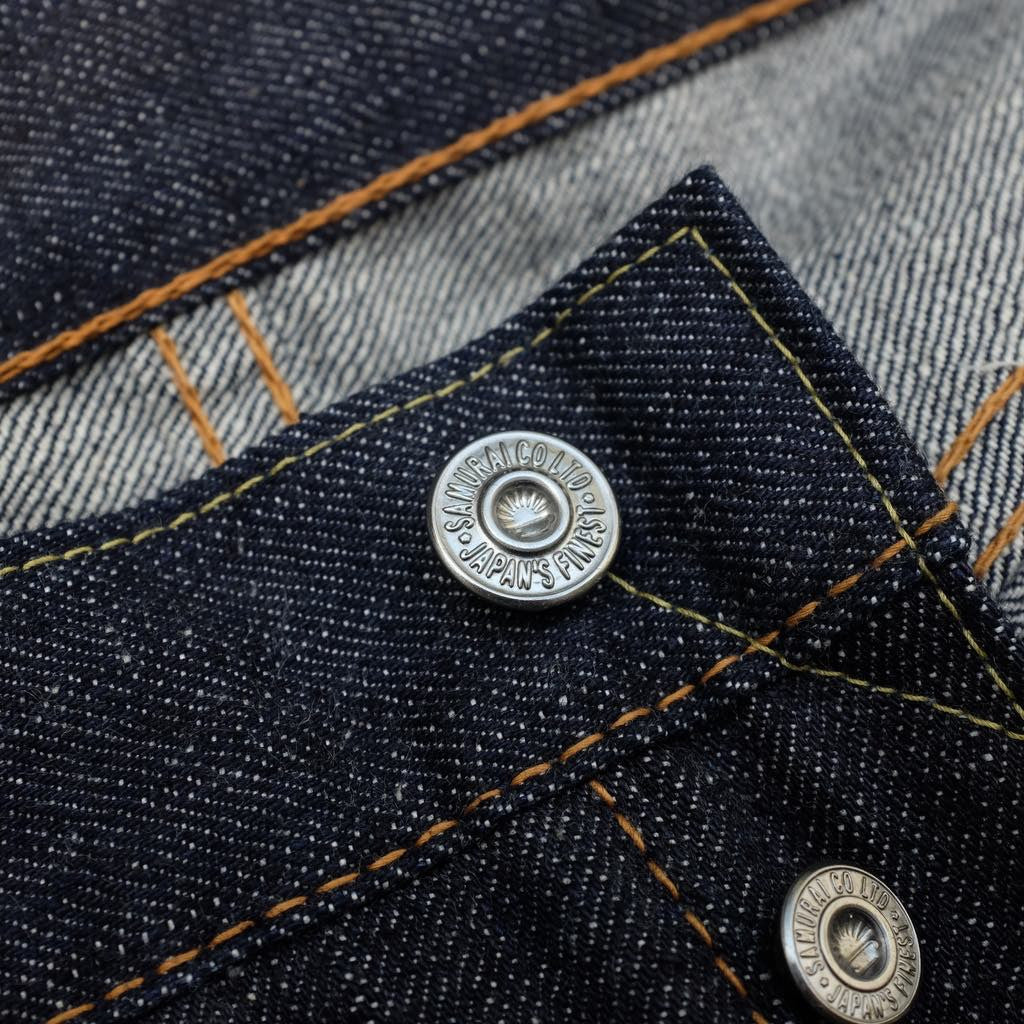 Samurai Jeans S0511XX 15oz. Selvedge Denim Jeans (Slim Tapered) - Okayama Denim Jeans - Selvedge