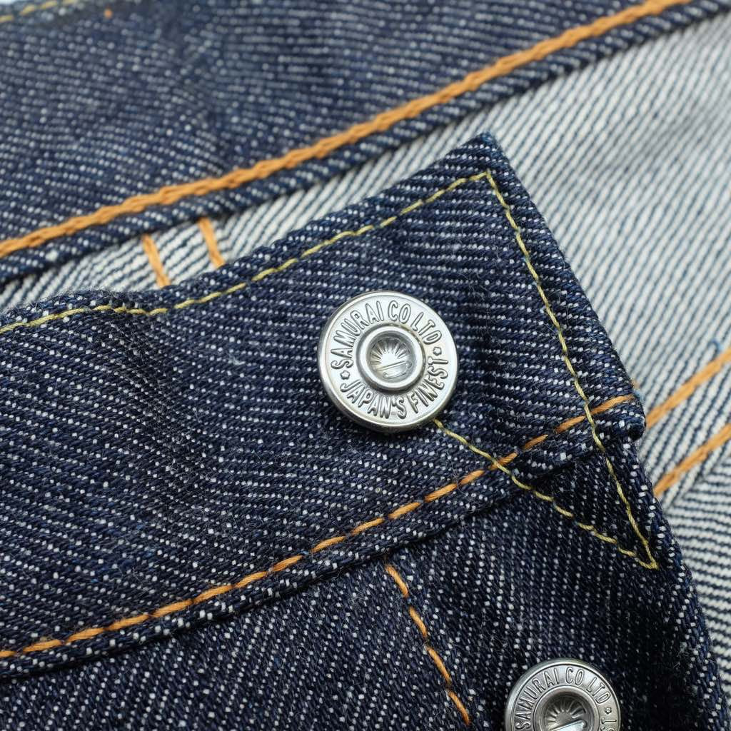 Samurai Jeans S510XX19OZ 19oz. Selvedge Denim Jeans (Regular Straight) - Okayama Denim Jeans - Selvedge
