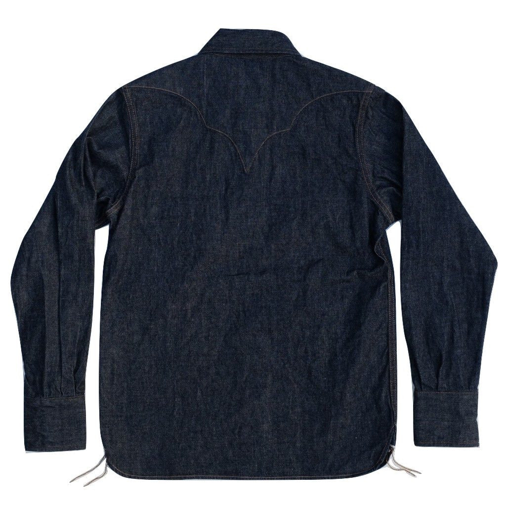 Samurai Jeans SWD-L02 Selvedge Denim Western Shirt - Okayama Denim Shirt - Selvedge