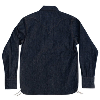 Samurai Jeans SWD-L02 Selvedge Denim Western Shirt - Okayama Denim Shirt - Selvedge