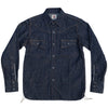 Samurai Jeans SWD-L02 Selvedge Denim Western Shirt - Okayama Denim Shirt - Selvedge