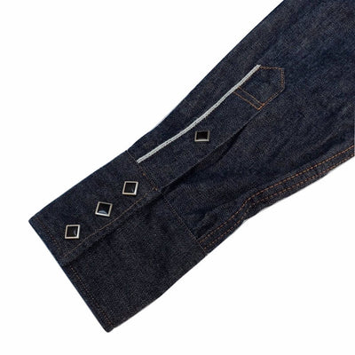 Samurai Jeans SWD-L02 Selvedge Denim Western Shirt - Okayama Denim Shirt - Selvedge