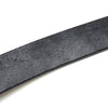 Samurai Jeans W001 Heavyweight Curved Leather Belt (Black) - Okayama Denim Accessories - Selvedge