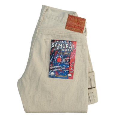 Samurai Jeans S710SC-KI 18oz. Ecru Selvedge Jeans - Okayama Denim