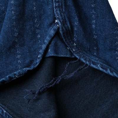 Samurai Jeans SSS22-SHR Distressed "Shuriken" Wabash Stripe Shirt
