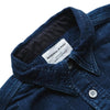 Samurai Jeans SSS22-SHR Distressed "Shuriken" Wabash Stripe Shirt