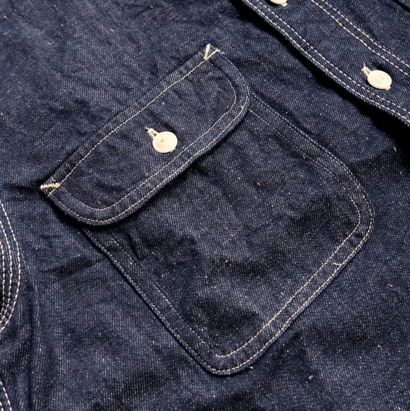 Samurai Jeans SJWS-SC01 10oz. Selvedge Denim Work Shirt