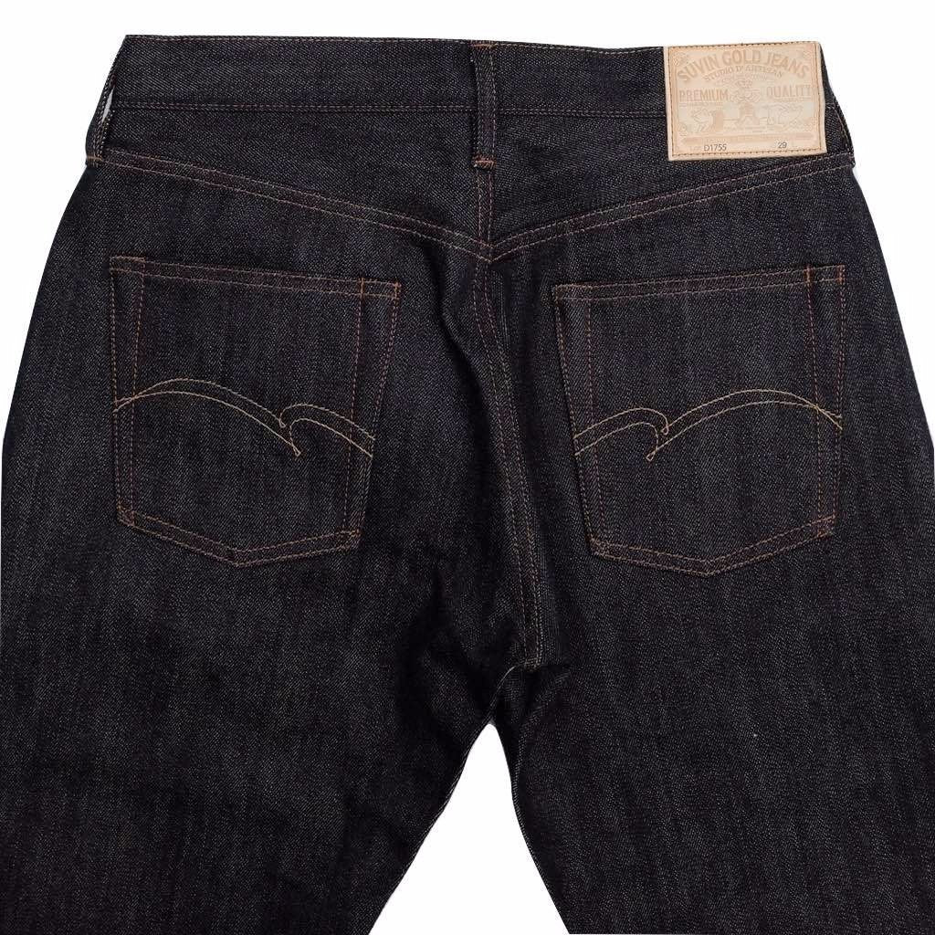 Studio D'Artisan 15oz. Suvin Gold Selvedge Denim Jeans (Loose Straight)
