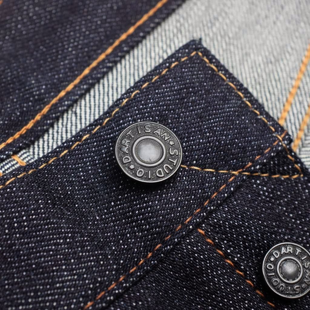Studio D'Artisan 15oz. Suvin Gold Selvedge Denim Jeans (Loose Straight)