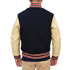 Studio D'Artisan 4540O Wool/Horsehide Leather Stadium Jacket