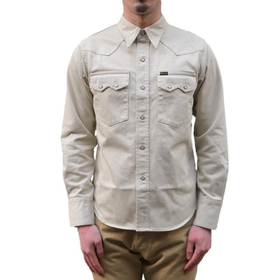Studio D'Artisan Western Twill Shirt (Ivory)