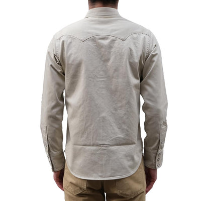 Studio D'Artisan Western Twill Shirt (Ivory)
