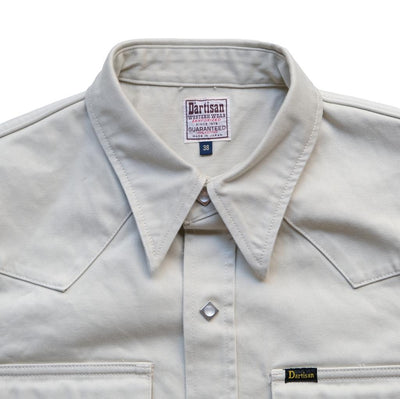 Studio D'Artisan Western Twill Shirt (Ivory)