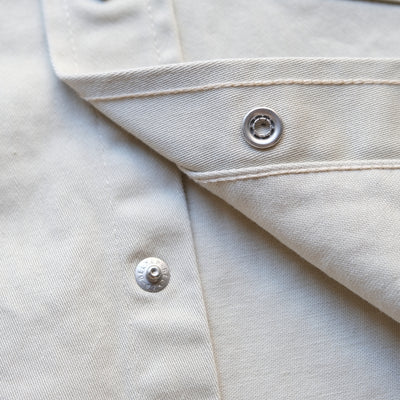 Studio D'Artisan Western Twill Shirt (Ivory)