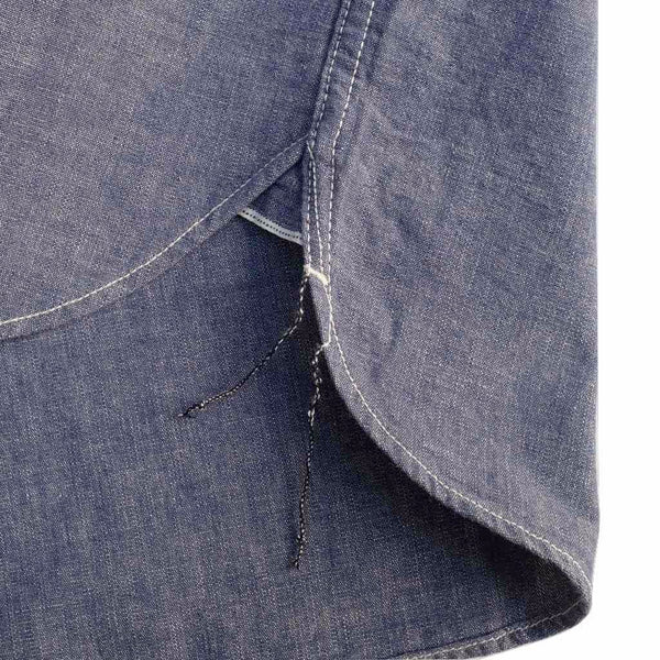 Studio D'Artisan Selvedge Chambray Work Shirt - Okayama Denim