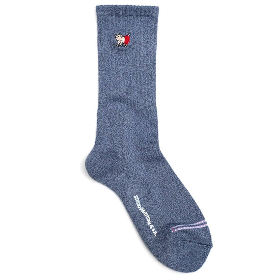 Studio D'Artisan Heather Long Socks (Blue)