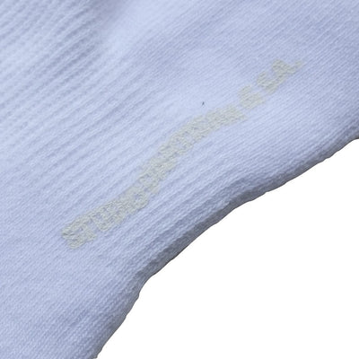 Studio D'Artisan Heather Ankle Socks (White) - Okayama Denim Accessories - Selvedge