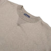 Studio D'Artisan Suvin Gold Loopwheel Crewneck Sweatshirt (Heather Gray) - Okayama Denim Sweatshirt - Selvedge