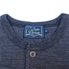 Studio D'Artisan Suvin Gold Henley (Mock Black) - Okayama Denim T-Shirts - Selvedge