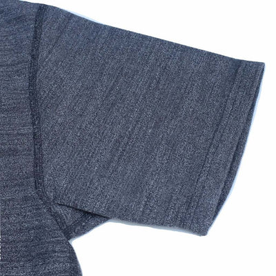 Studio D'Artisan Suvin Gold Henley (Mock Black) - Okayama Denim T-Shirts - Selvedge
