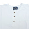 Studio D'Artisan Suvin Gold Henley (White) - Okayama Denim T-Shirts - Selvedge