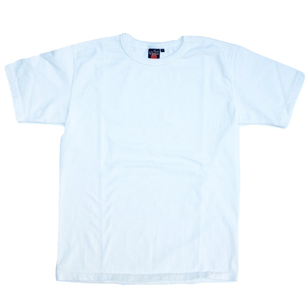 Studio D'Artisan 9913 Loopwheel Tee (White) - Okayama Denim